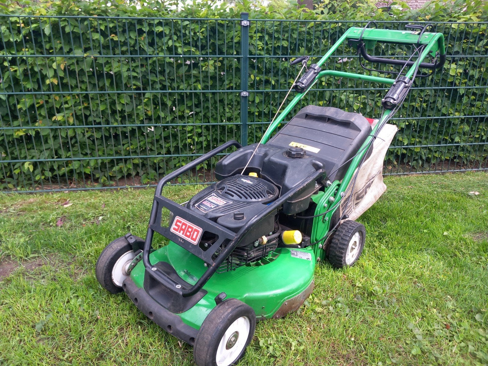 Sabo pro 54 Vario Plus grasmaaier maaier gazonmaaier, Ophalen, 50 cm of meer, Opvangzak