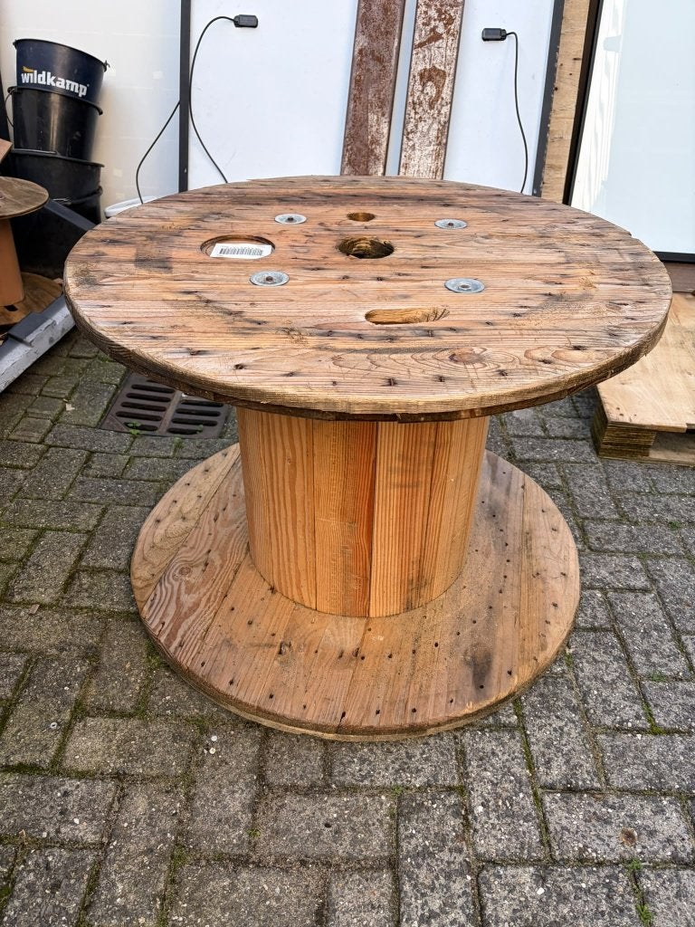 Grote houten kabelhaspel - Ideaal voor tafel of decoratie, Ophalen, Gebruikt, Hout, 20 tot 50 mm