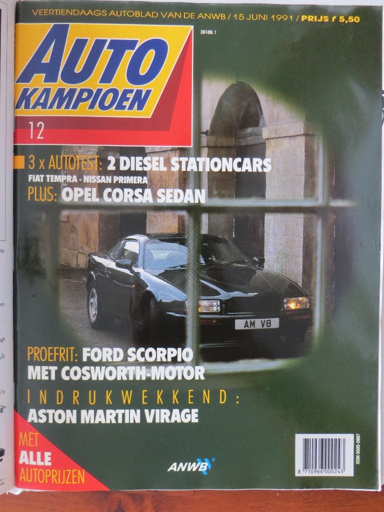Autokampioen 12 1991 Opel Corsa sedan, Mazda MX-3, Cosworth, Boeken, Auto's | Folders en Tijdschriften, Ophalen of Verzenden, Nieuw