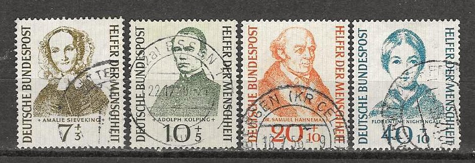 BRD 222-225, Ophalen of Verzenden, BRD, Postfris