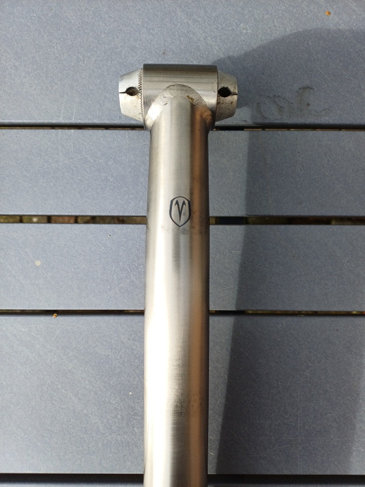 van nicholas titanium zadelpen 31,6x400 mm, Ophalen of Verzenden, Gebruikt, Mountainbike, Titanium