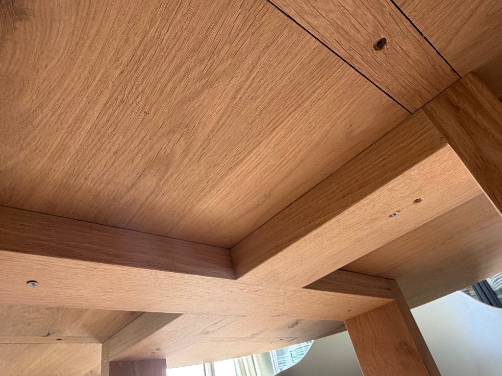 Foto 10 van eettafel massief eikenhout