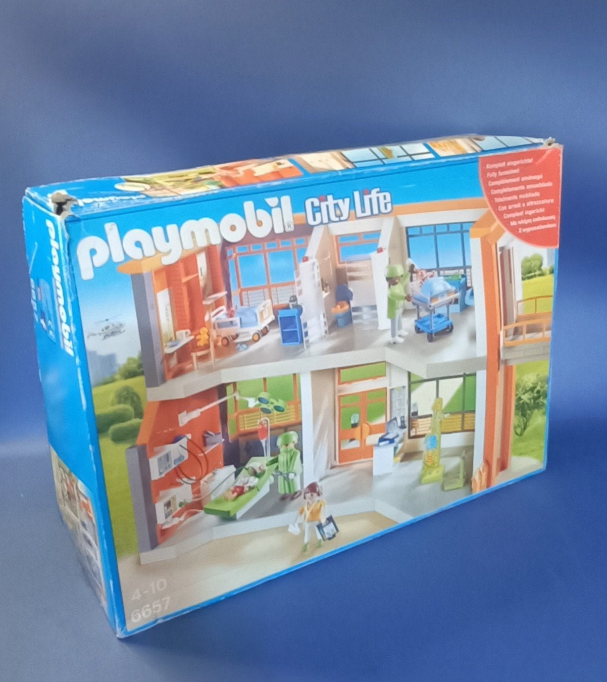 Playmobil 6657 Kinder Ziekenhuis + Ambulance, Ophalen of Verzenden, Gebruikt