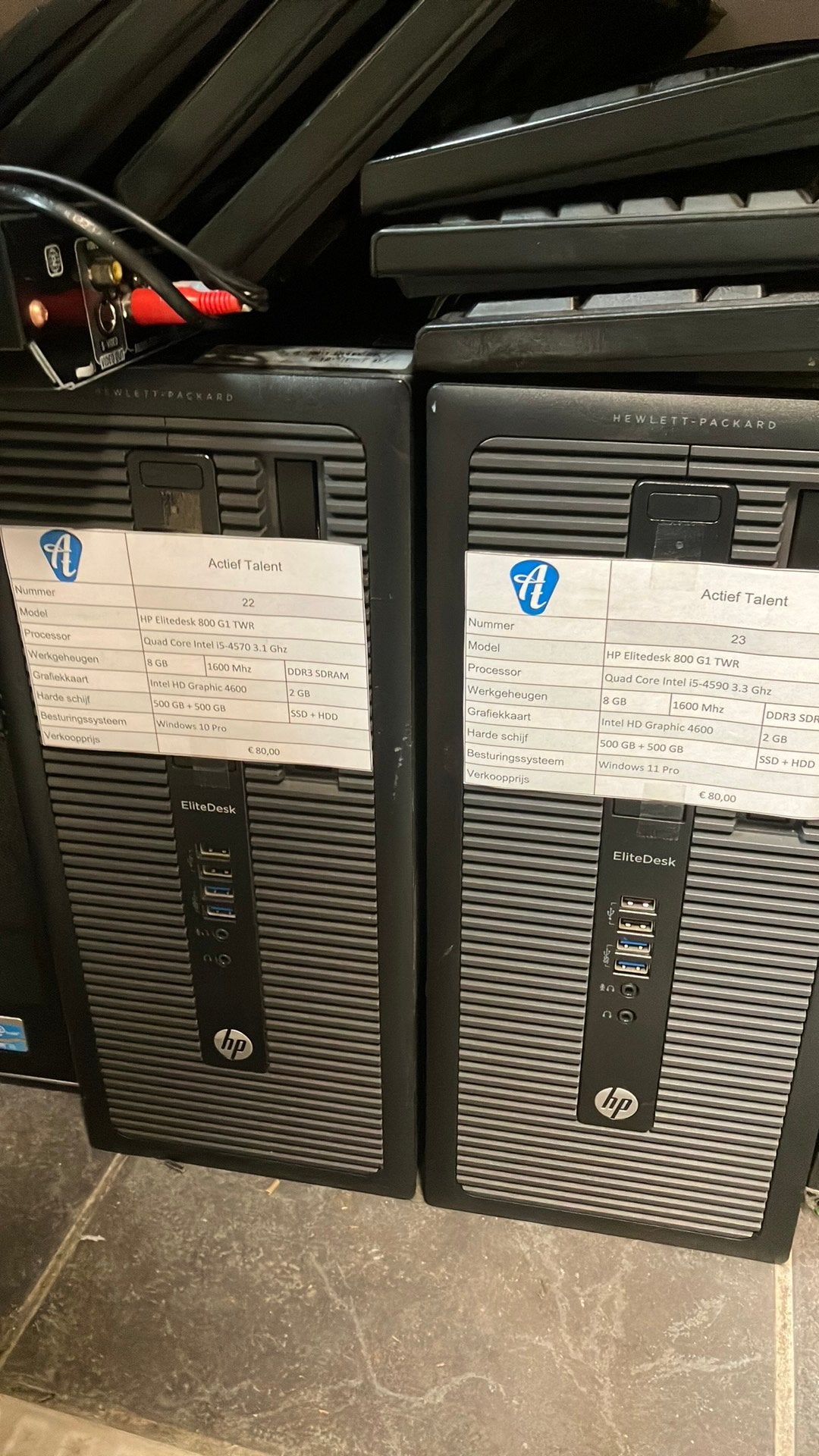 Computers HP met intel i3 / i5 / oude i7 met SSD/HDD, Ophalen, SSD