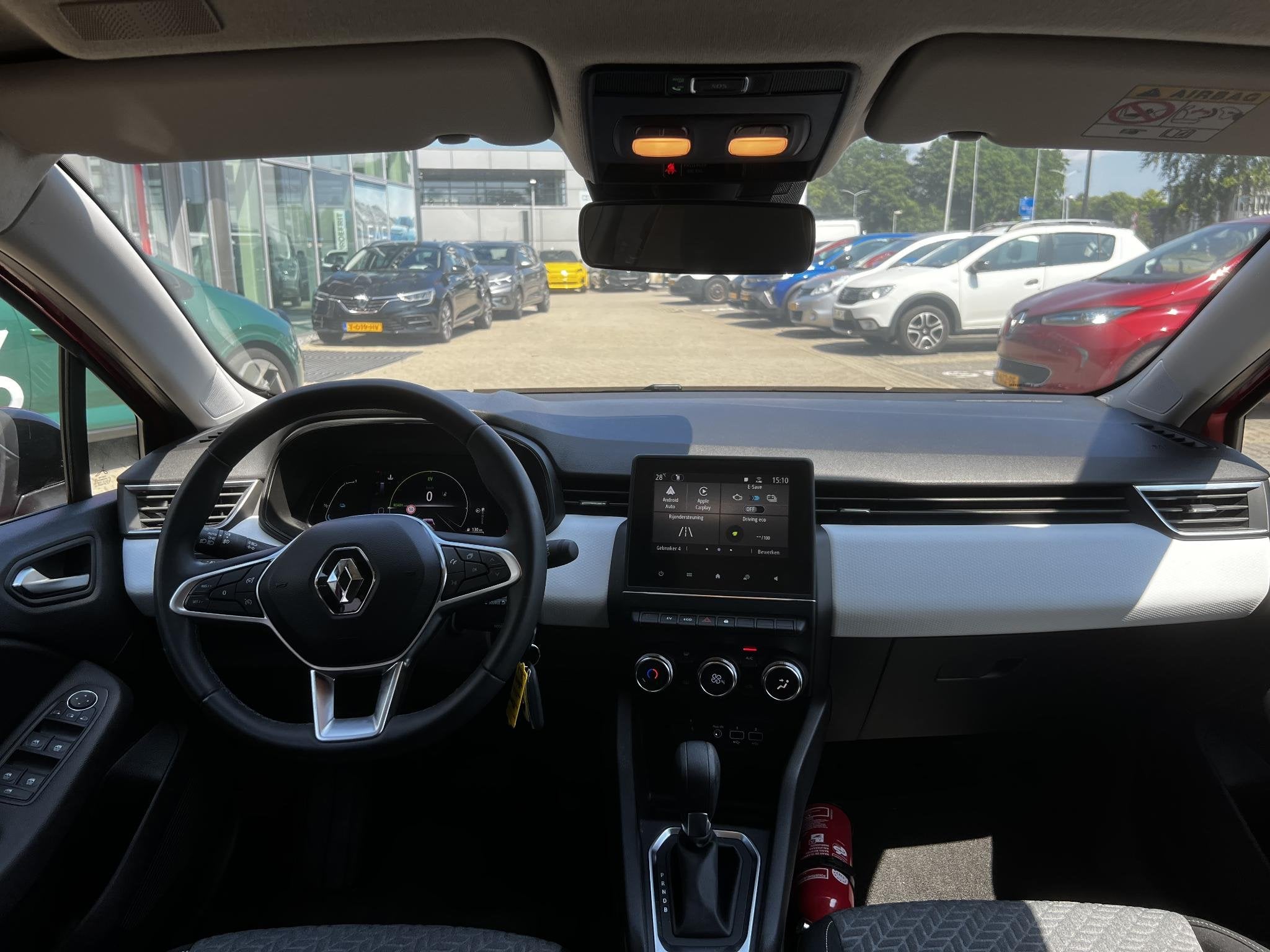 Renault Clio 1.6 E-Tech Hybrid 145 Evolution | Achteruitrijc, Stof, Gebruikt, Met garantie (alle), Bedrijf