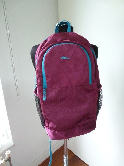 Prima bruin rood rugzak schooltas sportas  van Crivit, Overige merken, 25 tot 40 cm, Ophalen of Verzenden, Zo goed als nieuw
