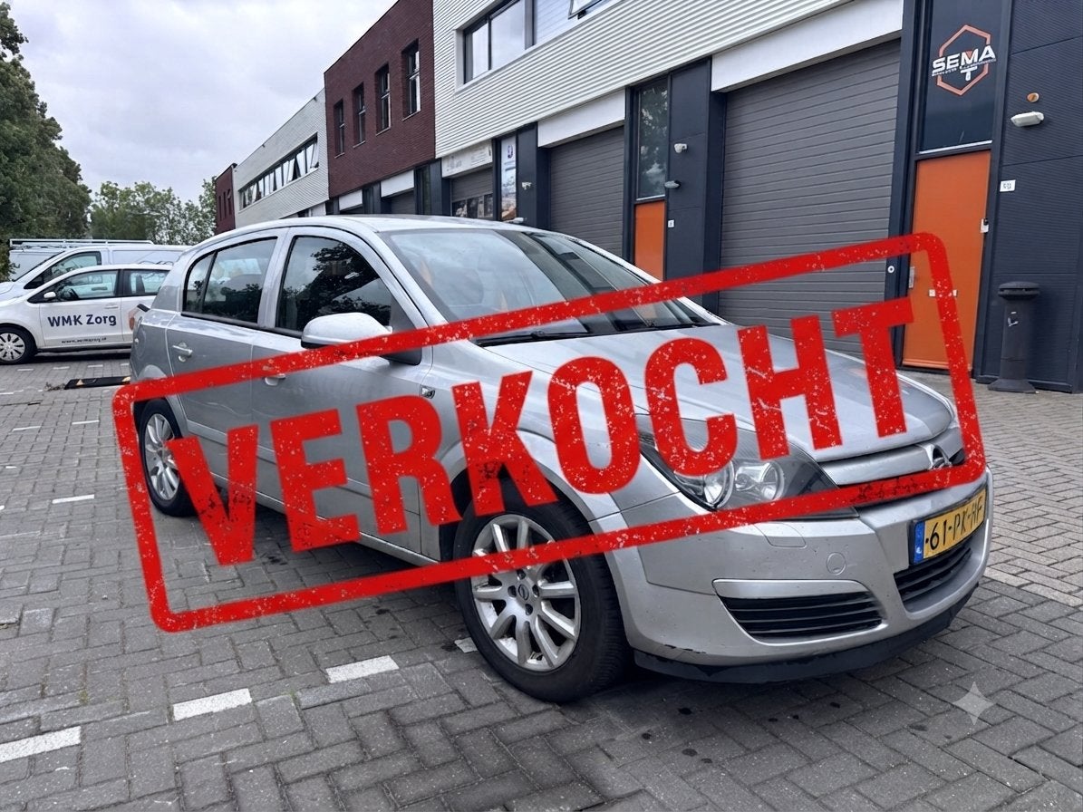 Opel Astra 1.4 16V 5D 2004 Grijs/NEW APK/AIRCO/CRUISE, Auto's, Voorwielaandrijving, 15 km/l, 4 cilinders, 49 €/maand