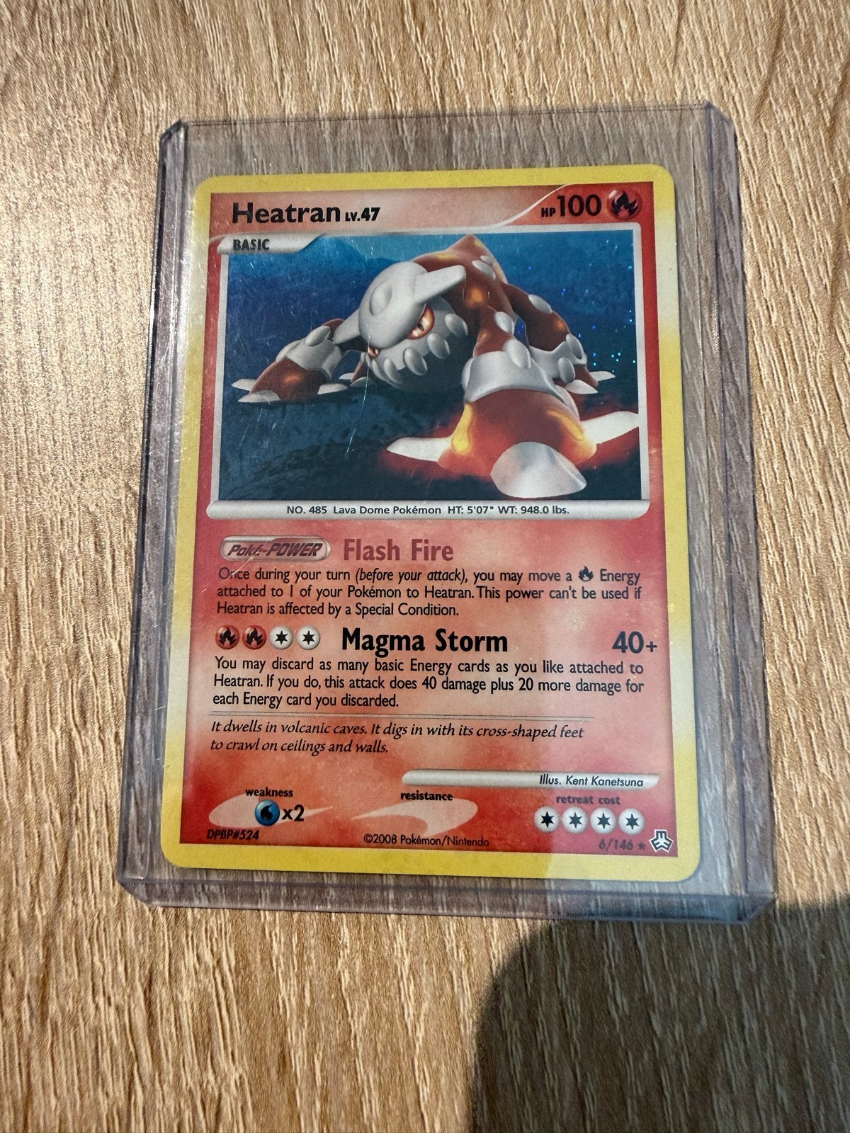 Heatran Lv.47 Pokémon kaart reverse holo, Ophalen, Gebruikt, Losse kaart