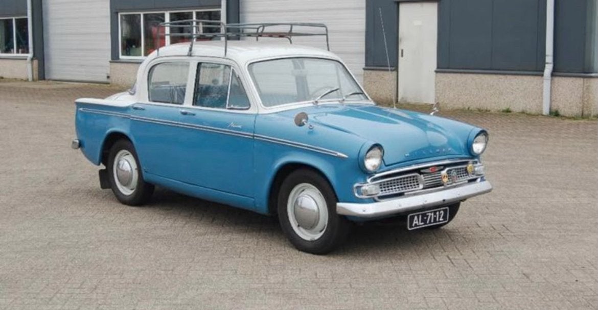 Hillman Minx lll A Deluxe Saloon 1959 Blauw, Auto's, 1494 cc, Blauw, Particulier, Sedan