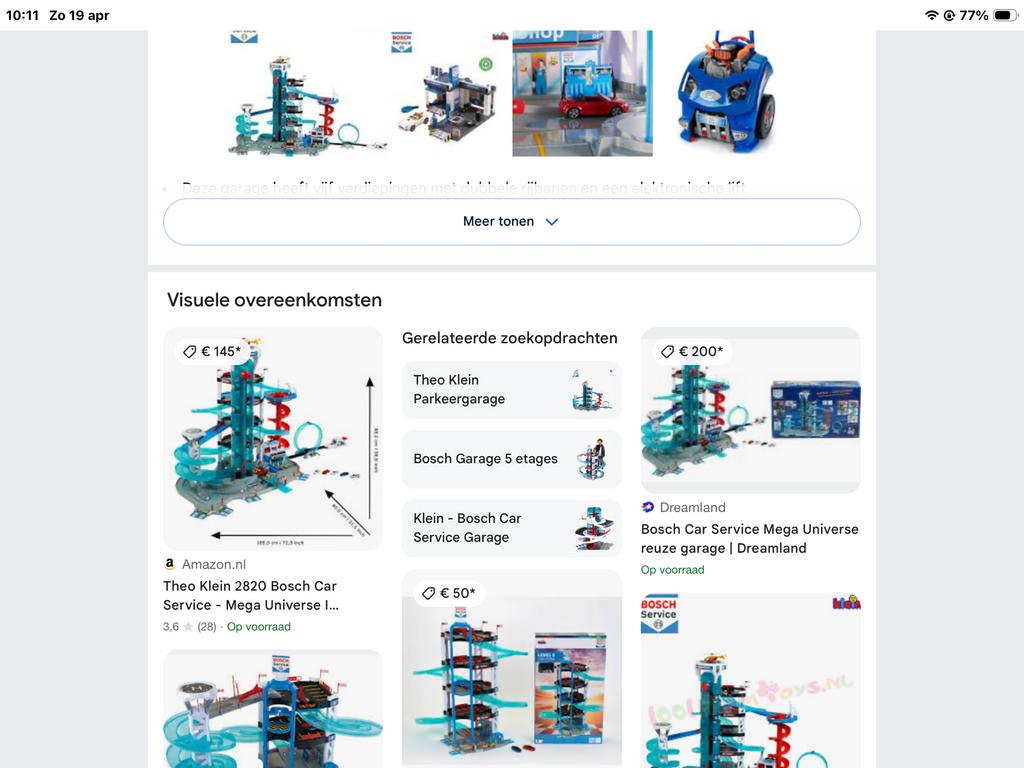 Bosch Car Service Mega Universe garage show model, Ophalen of Verzenden, Nieuw