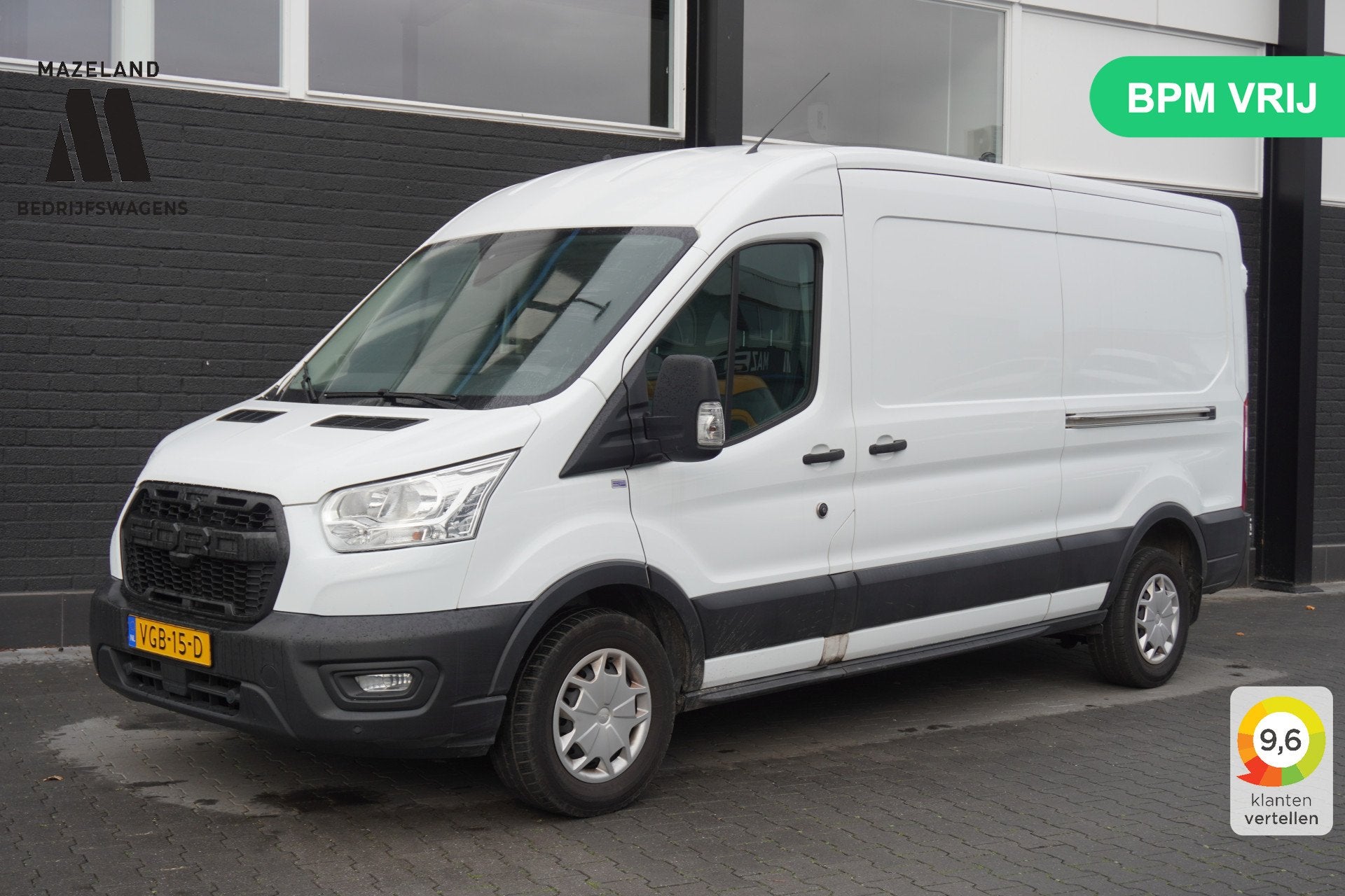 Ford Transit 2.0 TDCI 130PK L3H2 MHEV EURO 6 - Airco - Navi, Auto's, Voorwielaandrijving, Stof, 4 cilinders, 2500 kg