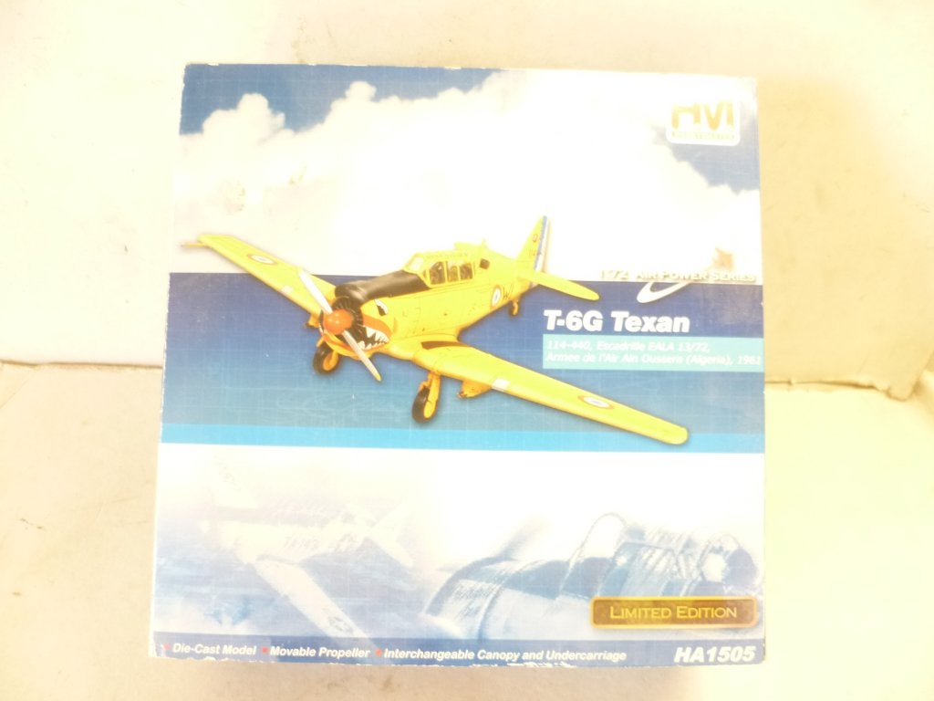 Hobbymaster T 6G Texan Airpower Armee Algeria 1961 1:72 vlie, Ophalen of Verzenden, Nieuw, Schaalmodel