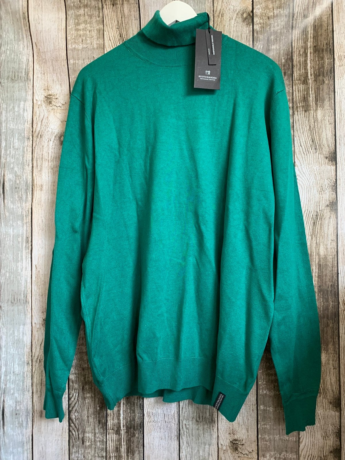 Scotch & Soda groene knitwear koltrui (Maat XXL) NIEUW!!, Kleding | Heren, Verzenden, Nieuw, Overige maten, Groen