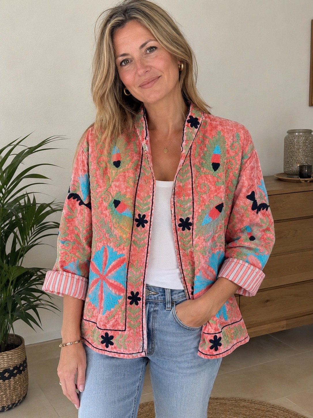 Suzani Velvet jasje (OS) NIEUW, Ophalen of Verzenden, Nieuw, Meerkleurig, Jasje