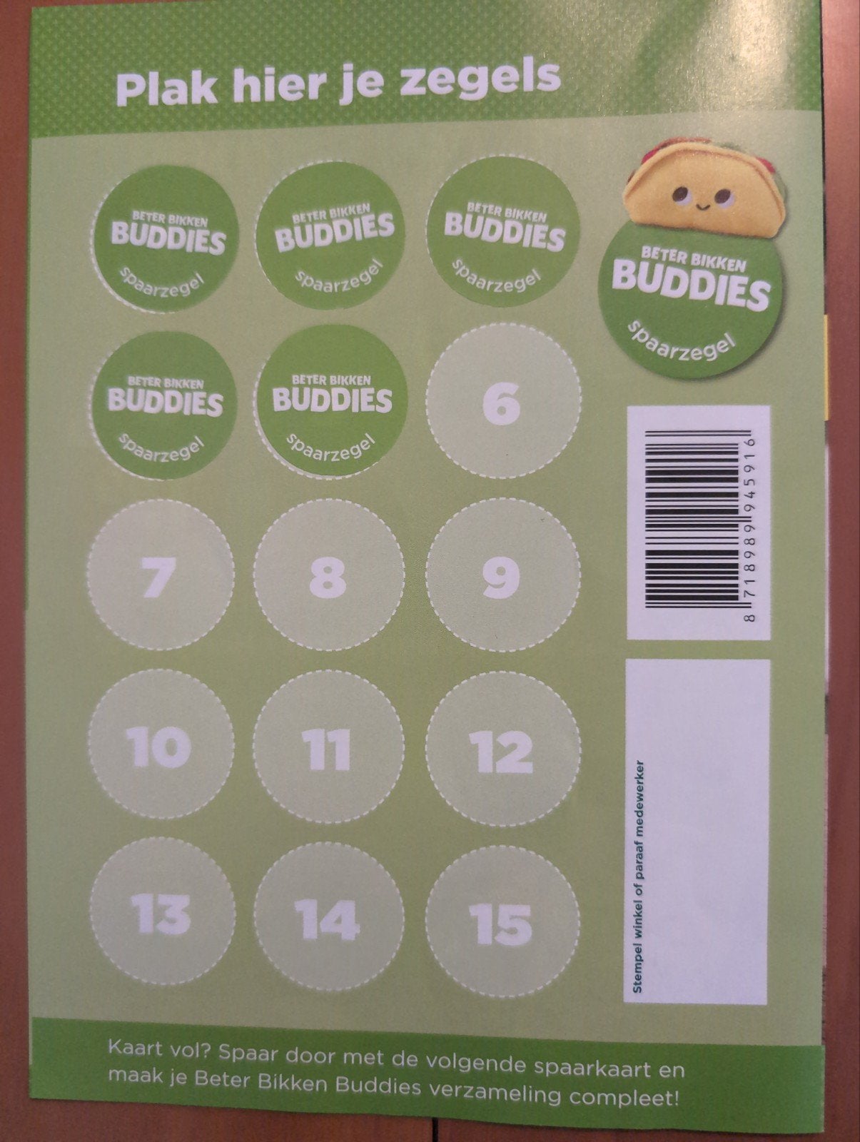 gratis Beter Bikken Buddies zegels (5 stuks) - op stickervel, Plus, Ophalen