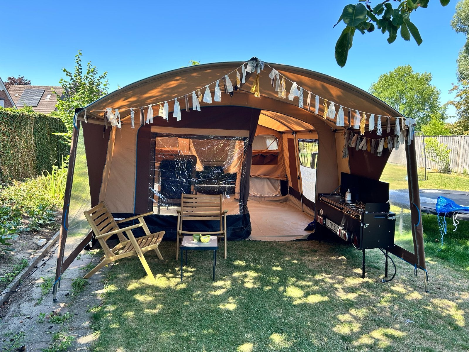 Trigano Galleon 2018 Mokka Vouwwagen, Caravans en Kamperen, Vouwwagens, Ophalen, Overige kleuren, Trigano