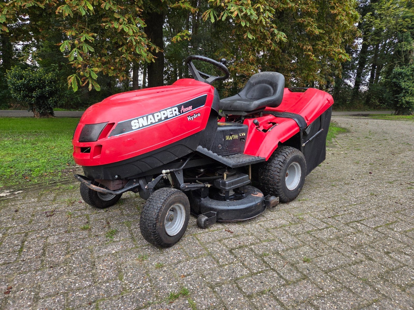 Snapper Hydro/ Castelgarden TCP 15,5/102, Ophalen, Gebruikt, Opvangbak, 90 tot 120 cm