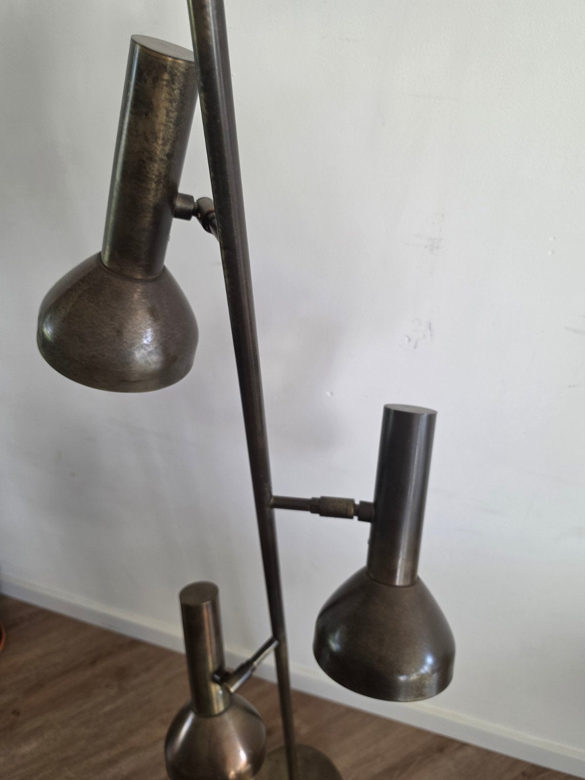 Foto 2 van vloerlamp staande lamp vintage messing space age