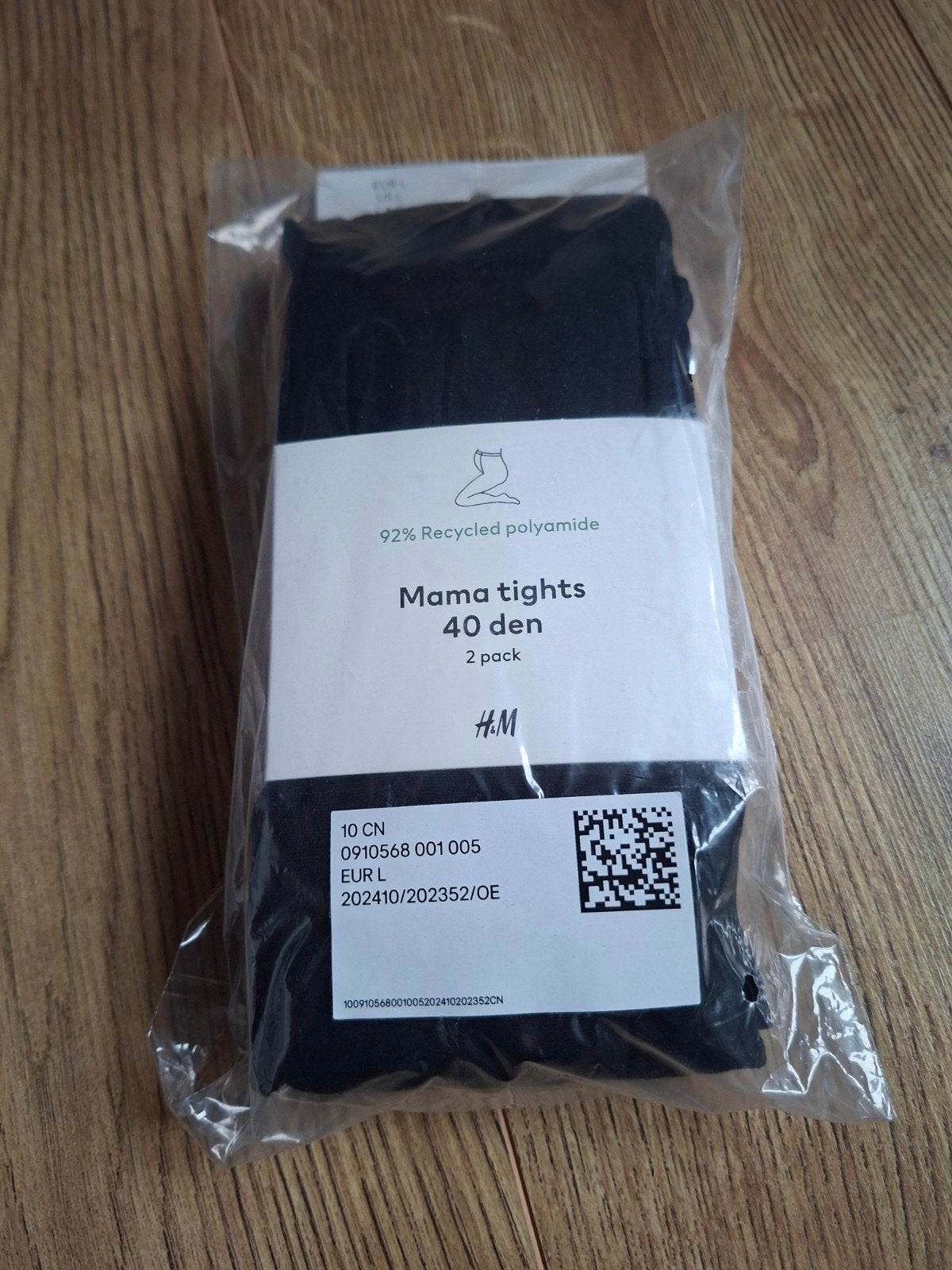 H&M Mama panty 40 denier 2-pack maat L zwart, Kleding | Dames, H&M, Zwart, Nieuw, Ophalen of Verzenden