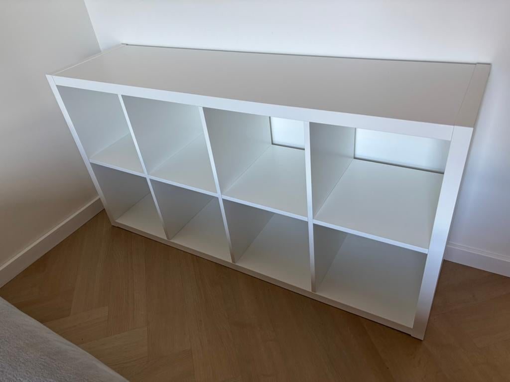 Ikea kallax kast 8 vakken, Ophalen, Zo goed als nieuw, Minder dan 150 cm, Minder dan 100 cm