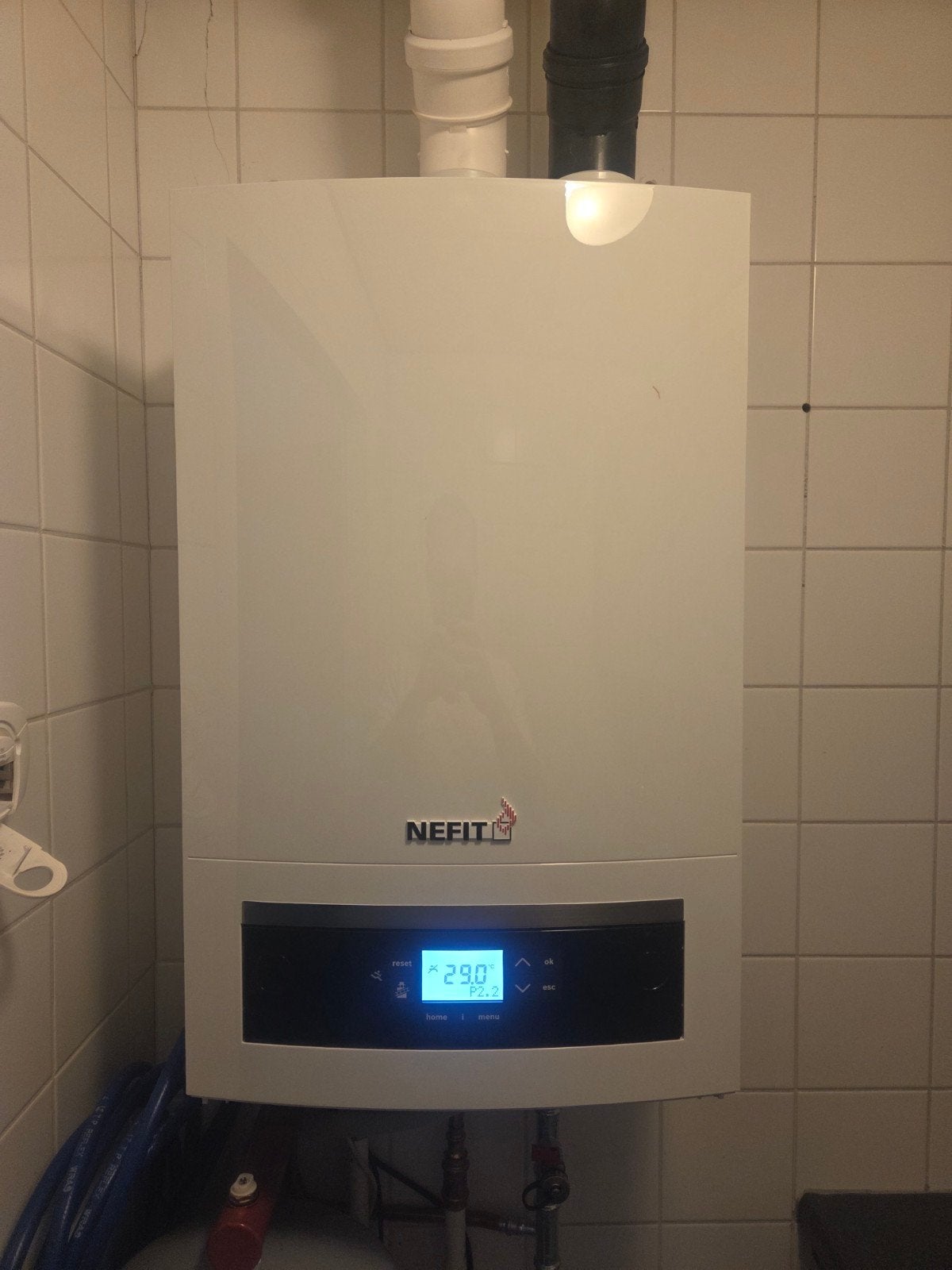 Nefit TrendLine CV-ketel incl. thermostaat – werkend, Doe-het-zelf en Verbouw, Ophalen, Hoog rendement (Hr), Cv-ketel of Combi-ketel