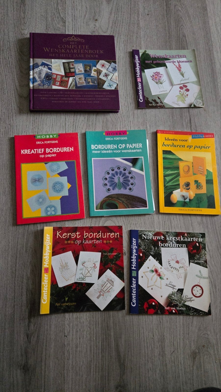 Boeken over borduren op papier en kaarten maken, Hobby en Vrije tijd, Ophalen of Verzenden, Gebruikt, Overige thema's, Overige typen