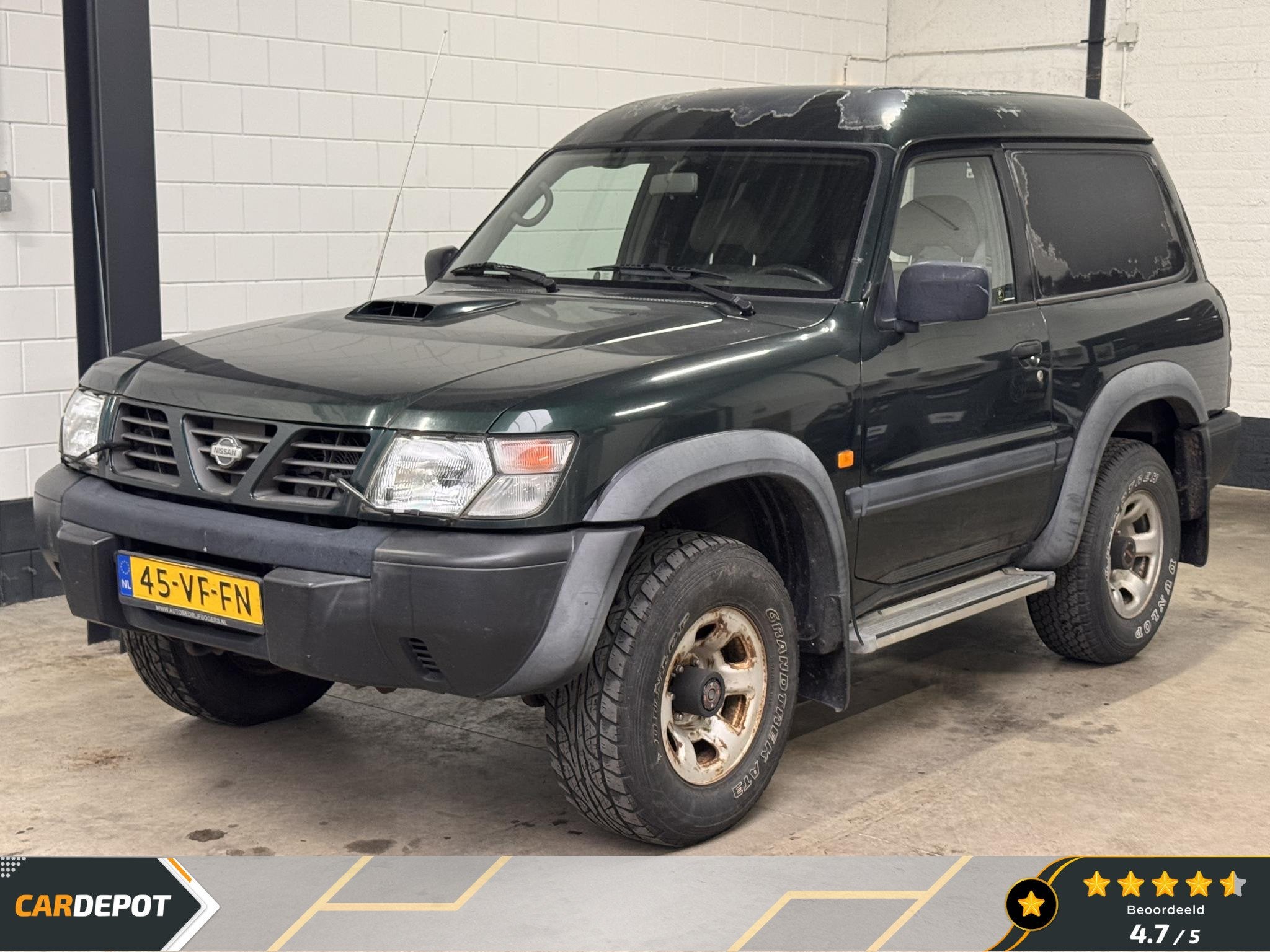 Nissan Patrol GR 2.8 TDi basis HR, Auto's, Stof, Gebruikt, Verwarmde buitenspiegels, 129 pk