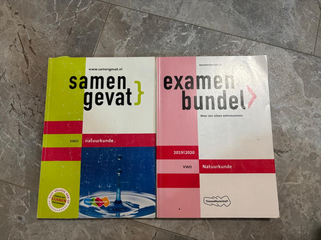 Samengevat & Examenbundel Natuurkunde VWO 2019-2020, Ophalen of Verzenden, Beta, Zo goed als nieuw, Overige niveaus