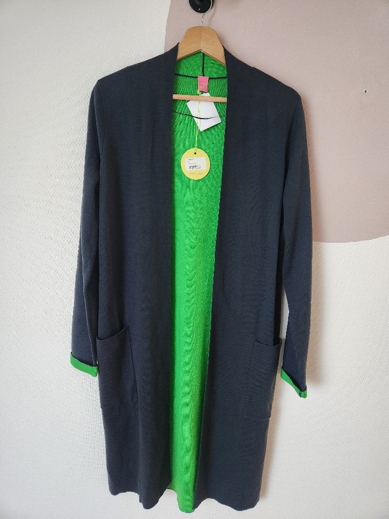 Lang vest Kyra & Ko - M, Kleding | Dames, Maat 38/40 (M), Blauw, Nieuw, Ophalen of Verzenden