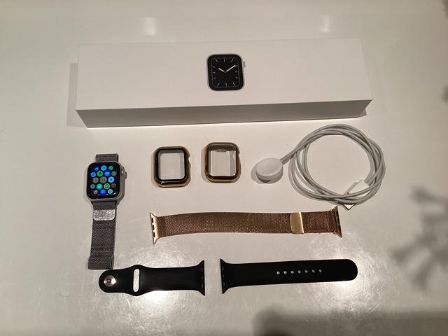 Apple Iwatch 5 zilver, Ophalen, Gebruikt, Apple Watch ⌚️, IOS