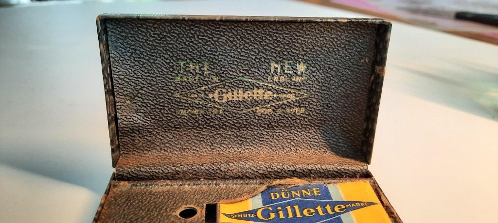 Gilette dubbelzijdig Veiligheidsscheermes 1920, Ophalen of Verzenden