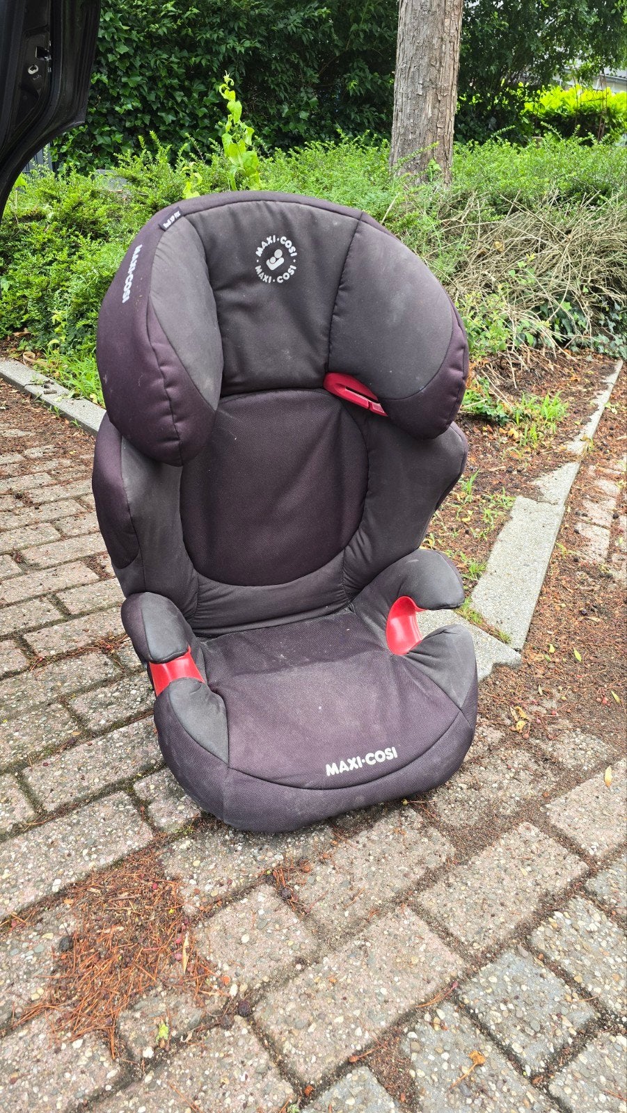Maxi Cosi Rodi XP Fix autostoel met Isofix - Zwart, Ophalen, Autogordel of Isofix, Gebruikt, 15 t/m 36 kg