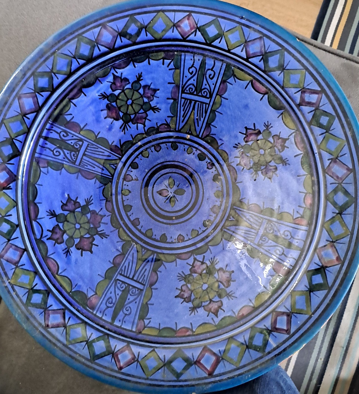 Decoratieve Marokkaanse schaal,, Ophalen of Verzenden