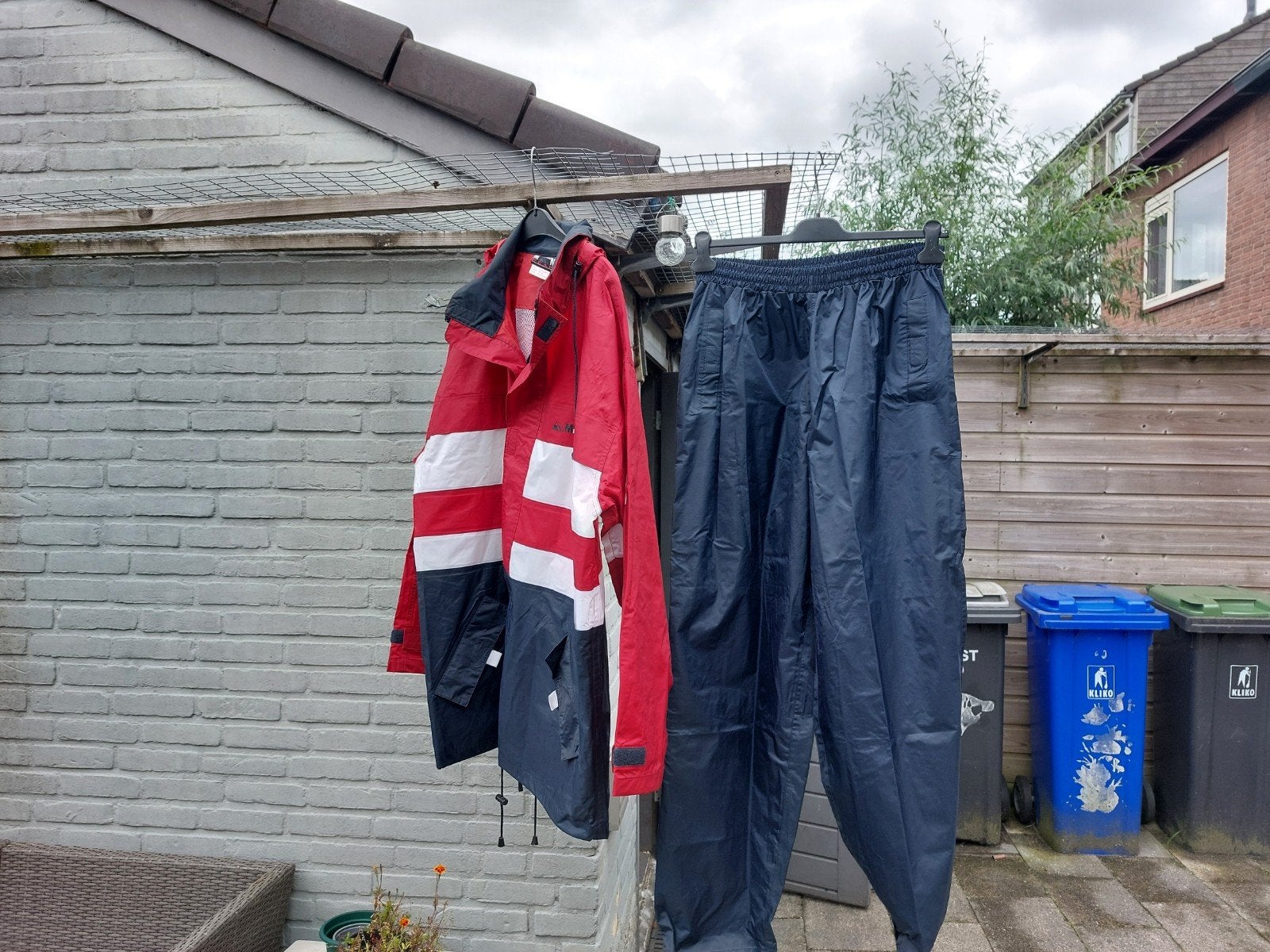 Mountain Peak regenpak (jack en broek) - XL/XXL, Maat 56/58 (XL), Ophalen of Verzenden, Mountain Peak, Gedragen