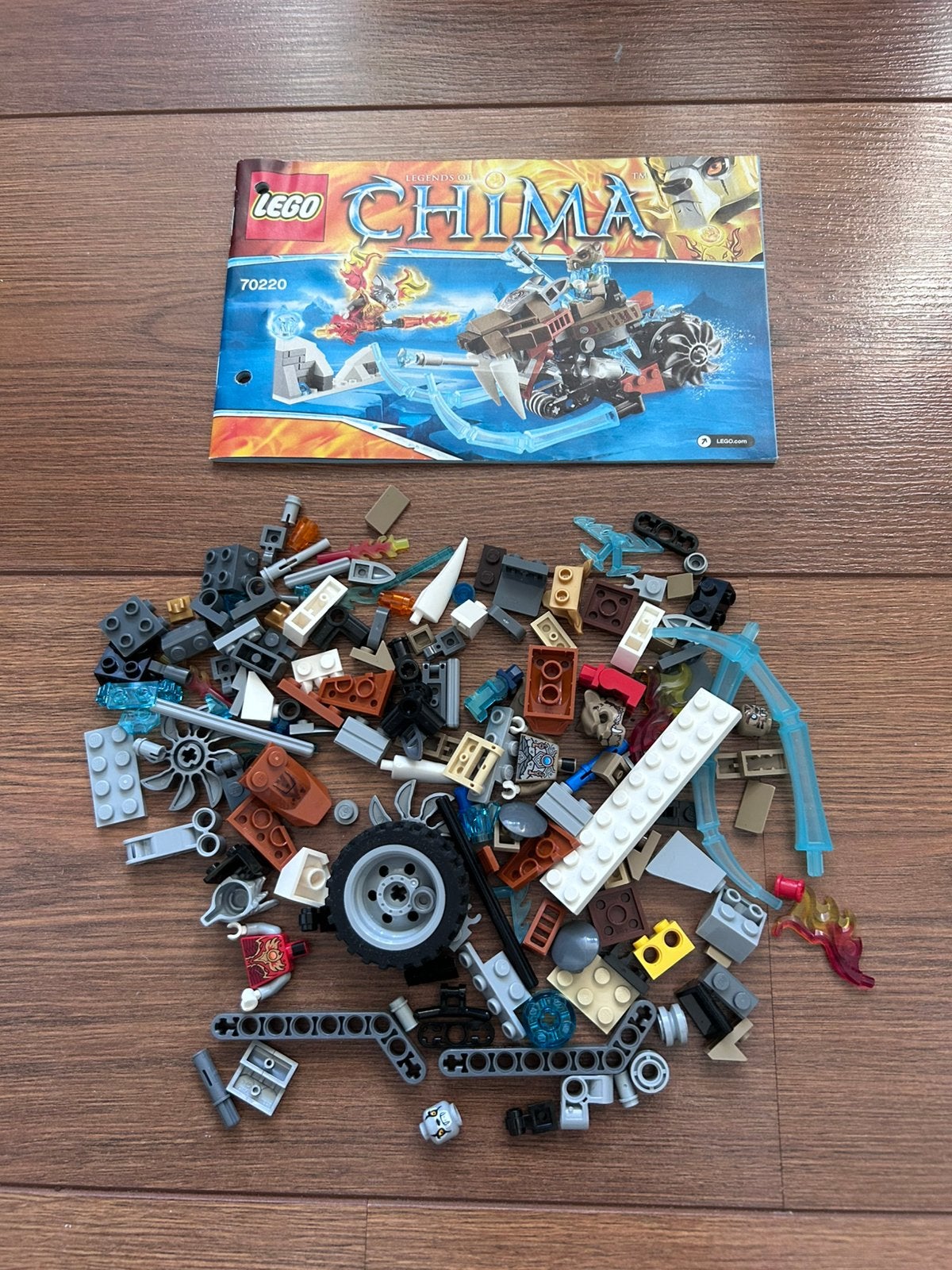 LEGO Chima Sabeltand Tijger set 70220, Kinderen en Baby's, City, Verzenden, Lego, Zo goed als nieuw