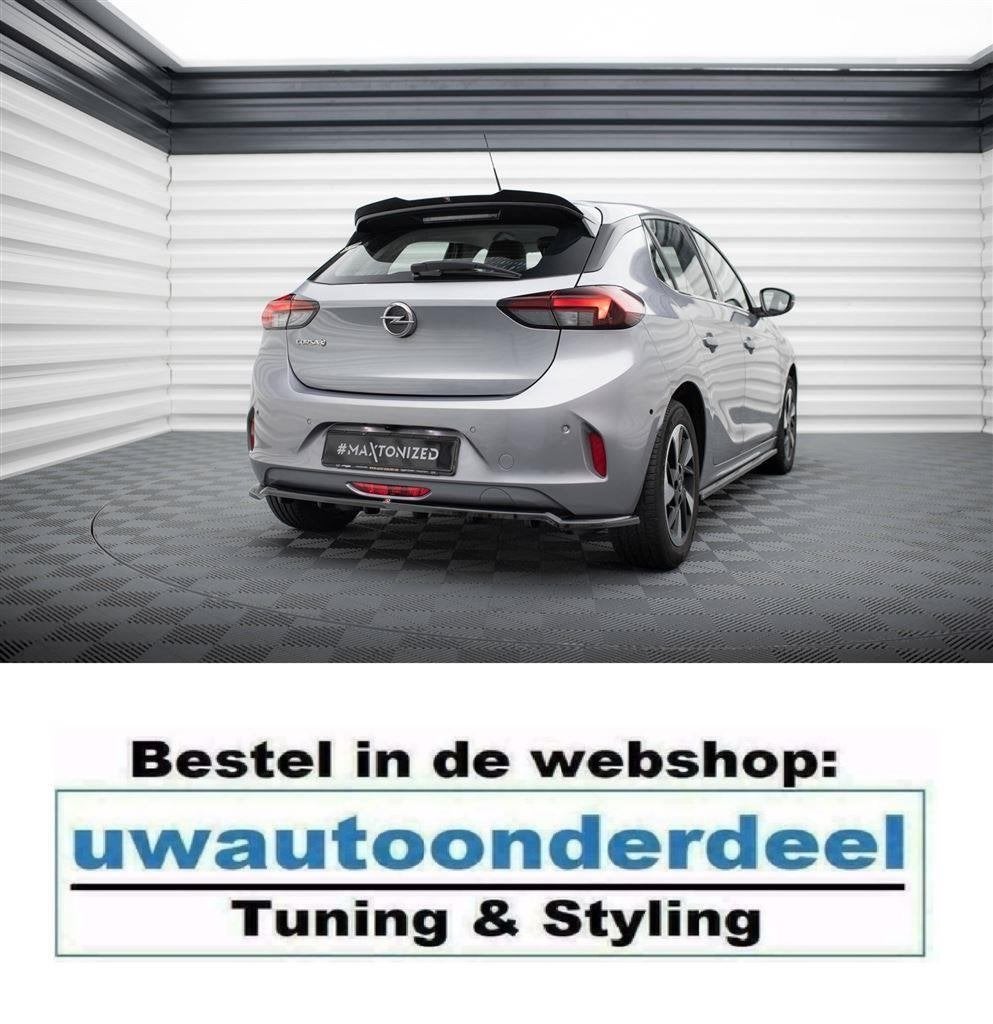 Maxton Design Spoiler Splitter Lip Opel Corsa F MK6
