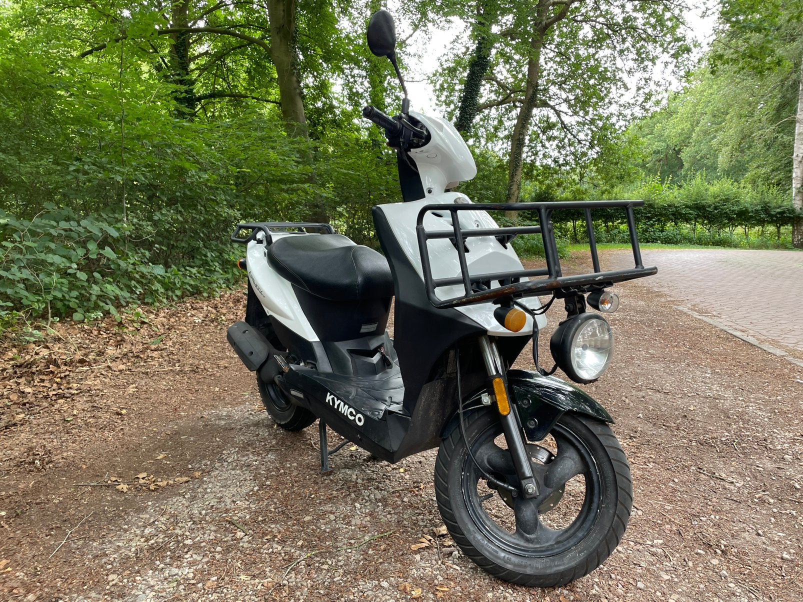 Kymco Agility Carry 2021 wit, Fietsen en Brommers, Scooters | Kymco, Ophalen, Zo goed als nieuw, Benzine, Agility