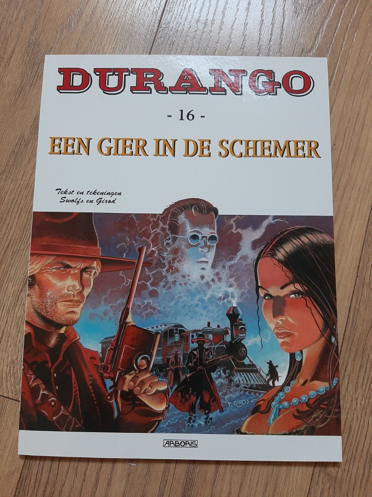 Durango - 16 - Een Gier in de Schemer (Swolfs & Girod), Eén stripboek, Ophalen of Verzenden, Zo goed als nieuw, Swolfs en Girod