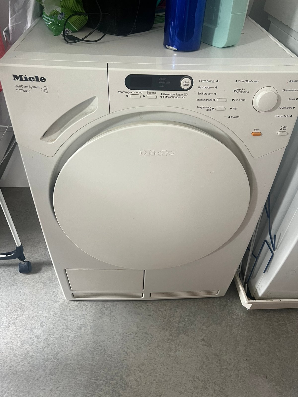 Miele T 7744 C Droger Wasdroger Condensdroger Condens, Ophalen, 6 tot 8 kg, Gebruikt, Voorlader
