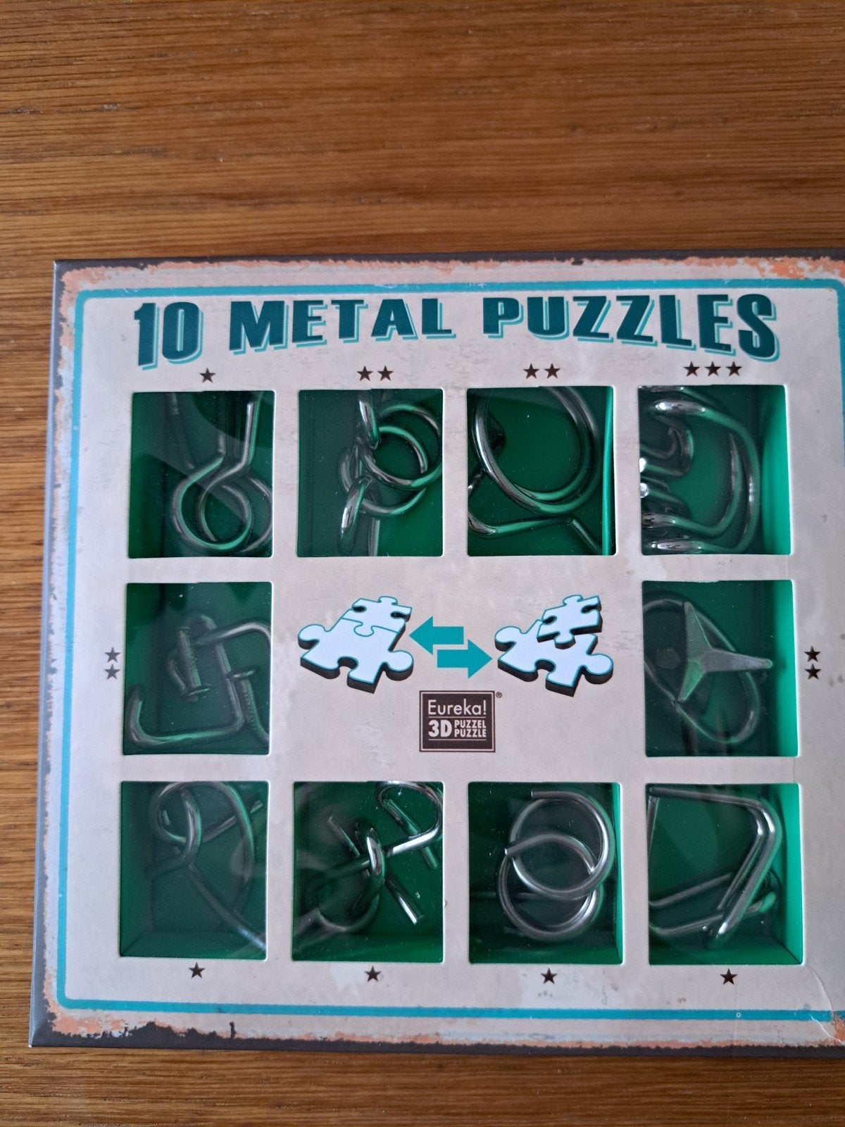 Nieuw 10 metal Eureka 3D puzzels   
1, 2, 3 sterren. €12,50, Ophalen of Verzenden, Nieuw, Rubik's of 3D-puzzel