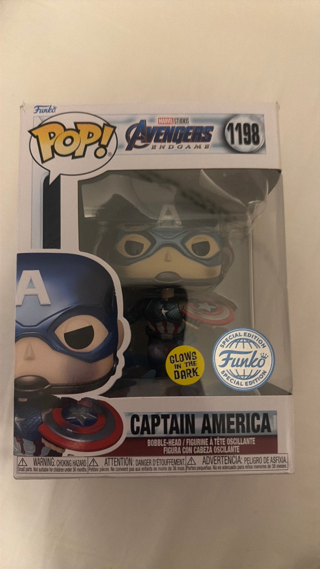 Funko pop captian america marvel, Ophalen, Zo goed als nieuw