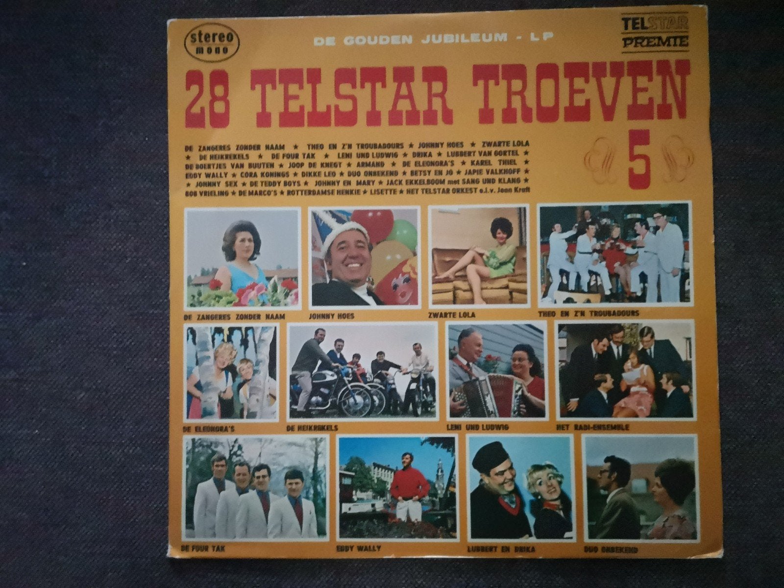 28 Telstar Troeven 5 De Gouden Jubileum LP, Cd's en Dvd's, Vinyl | Nederlandstalig, LP, Gebruikt, Ophalen of Verzenden, Levenslied of Smartlap