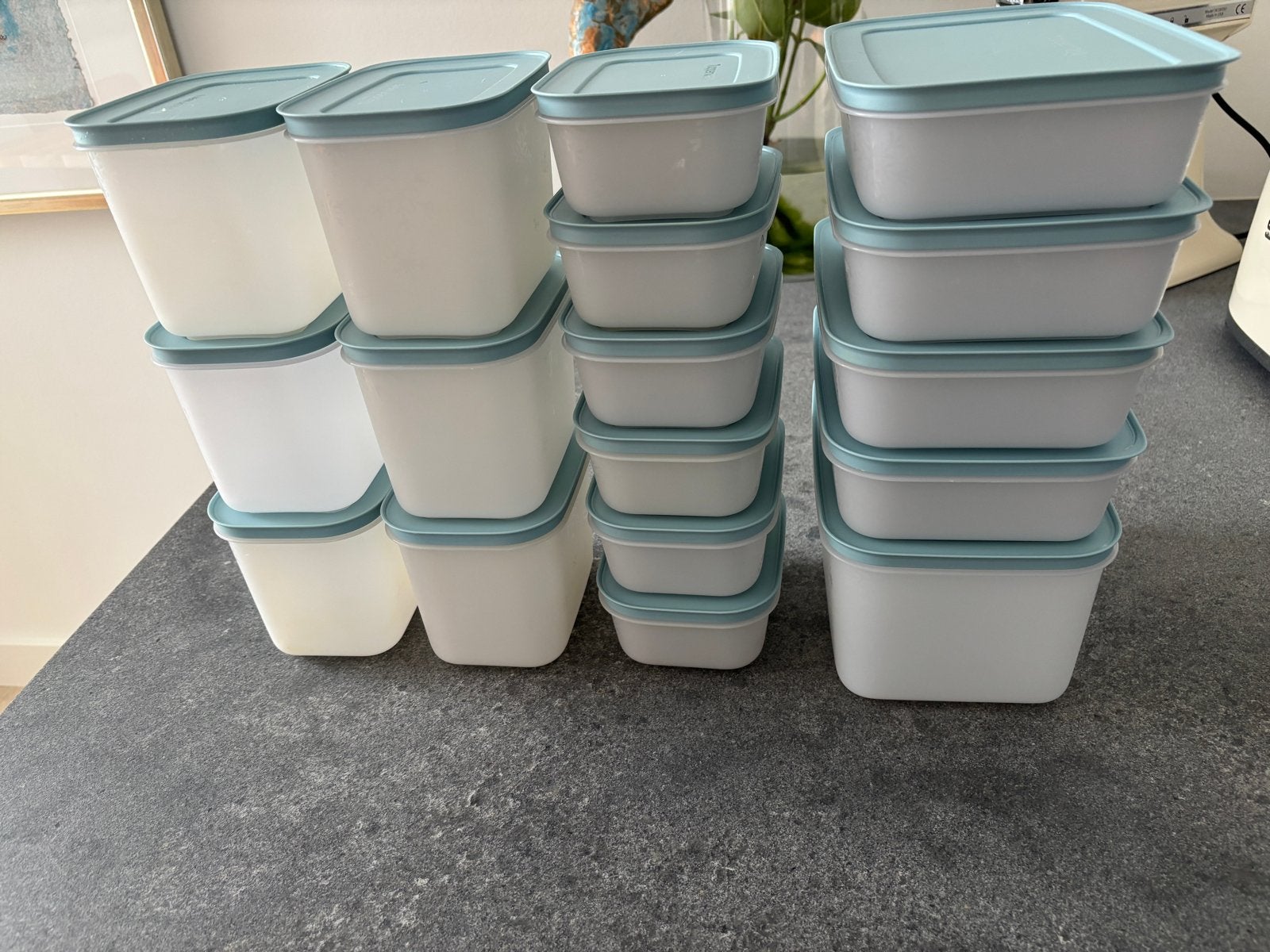 Tupperware Igloo Bewaarbakjes - Diverse Maten, Overige kleuren, Bewaardoos, Ophalen of Verzenden, Zo goed als nieuw