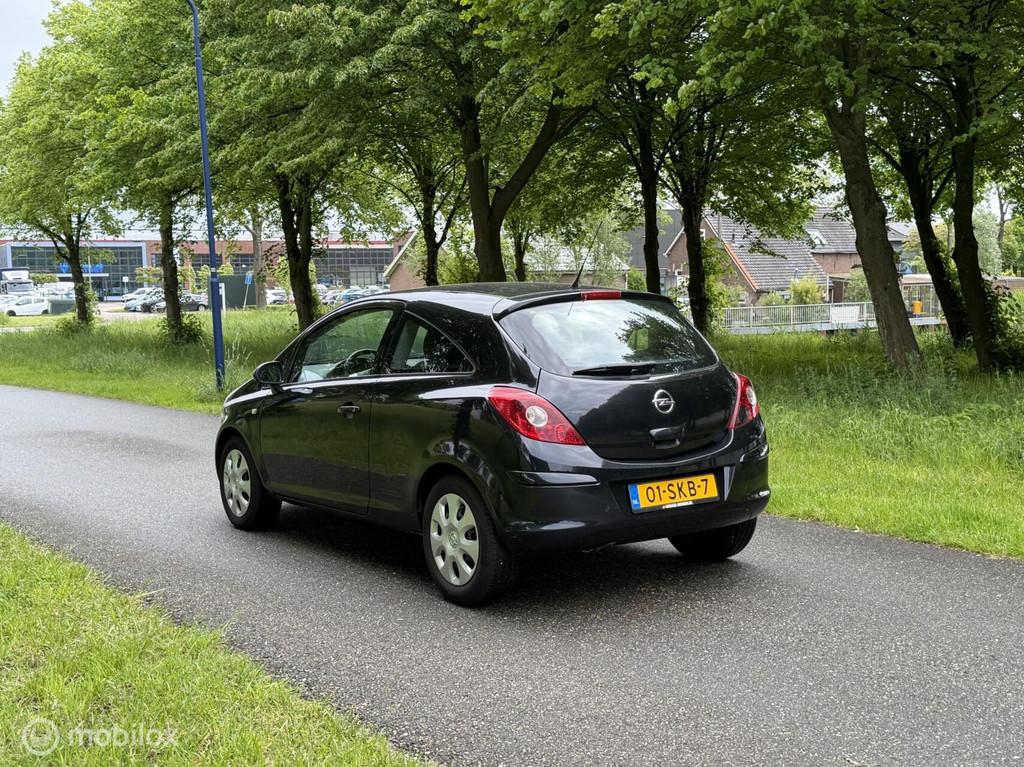 Opel Corsa 1.4-16V Edition*VOL AUTOMAAT*NEW APK 06/27*AIRCO, Euro 5, Gebruikt, Zwart, 4 cilinders