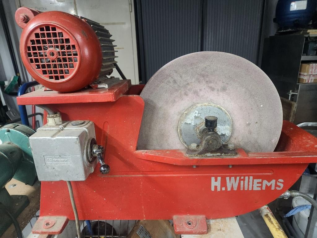 Natslijper messen en beitel slijpmachine, Doe-het-zelf en Verbouw, Gereedschap | Slijpmachines, Ophalen, Gebruikt, 1000 watt of meer