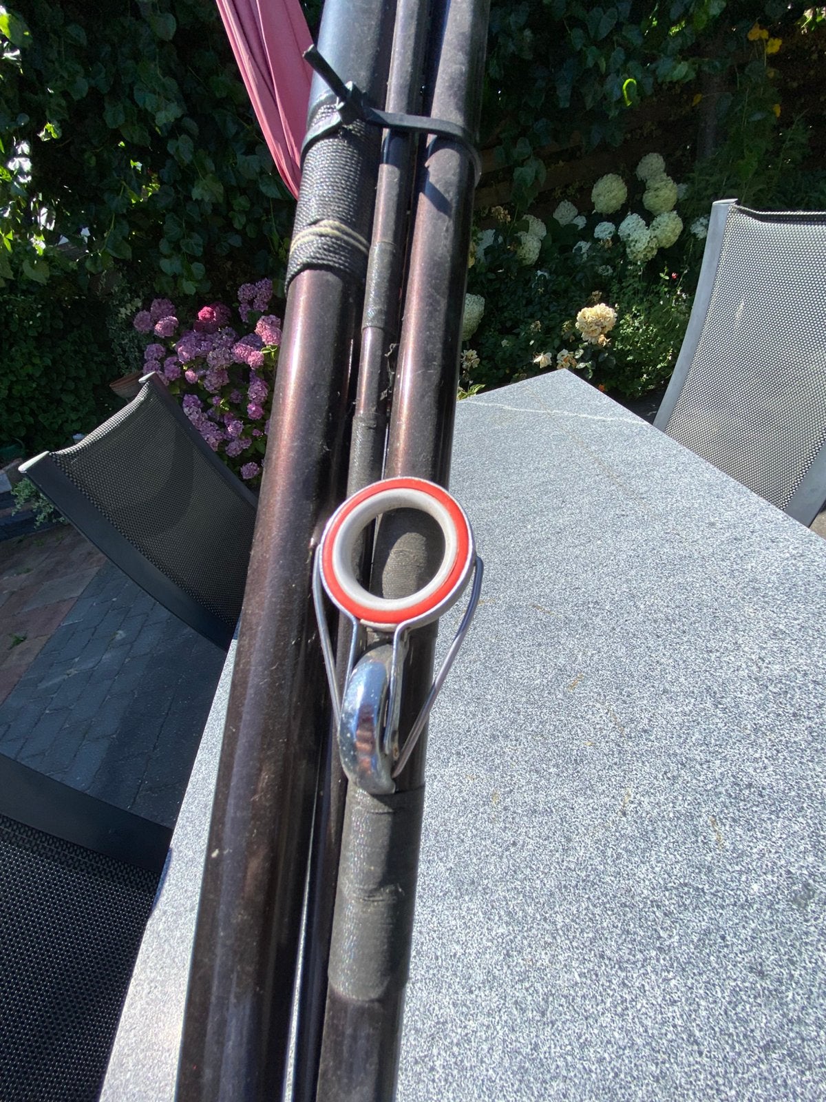Zeehengel 3.60 m, Watersport en Boten, Ophalen, Gebruikt, Vaste hengel