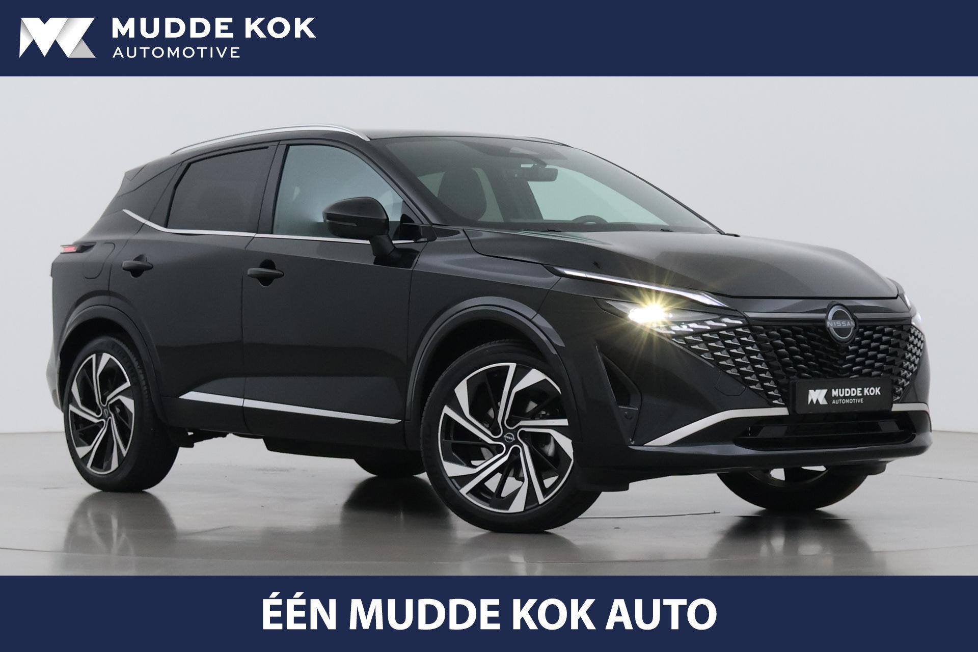 Nissan Qashqai 1.3 MHEV Xtronic Tekna+ | Panoramadak | Head-, Auto's, Gebruikt, Euro 6, 4 cilinders, Zwart