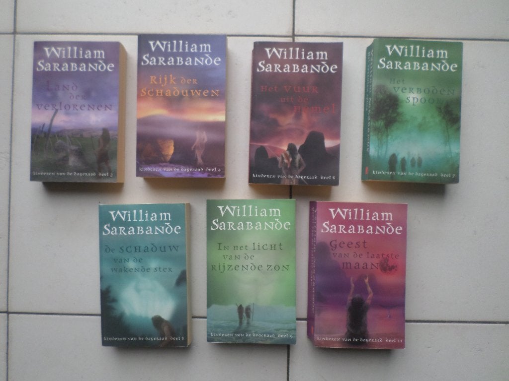 Boeken uit de serie KINDEREN VD DAGERAAD!! WILLIAM SARABANDE, Ophalen of Verzenden, Gelezen