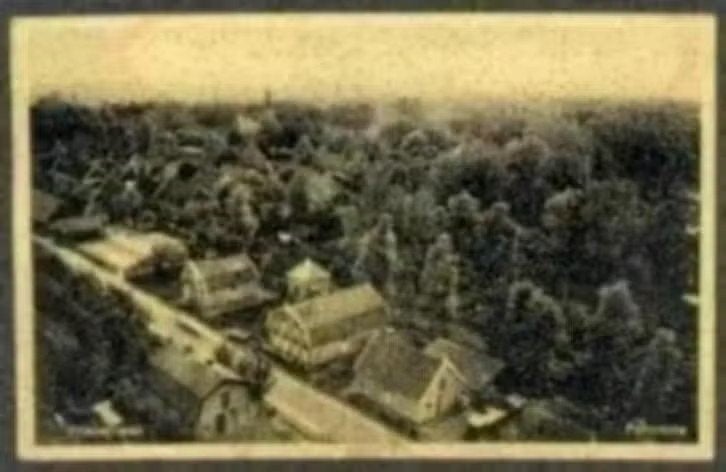 Vriezenveen Overijssel Panorama., Ophalen of Verzenden, 1920 tot 1940, Ongelopen, Overijssel