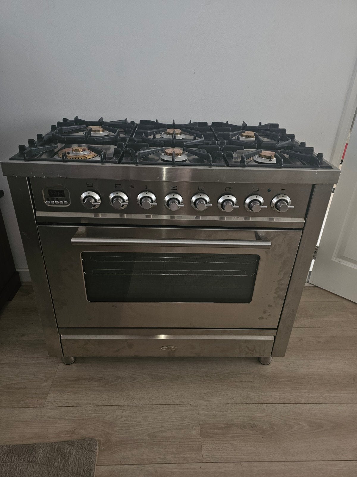 Nette Boretti Gasfornuis met Elektrische Oven, Ophalen, Gebruikt, Hete lucht, 60 cm of meer